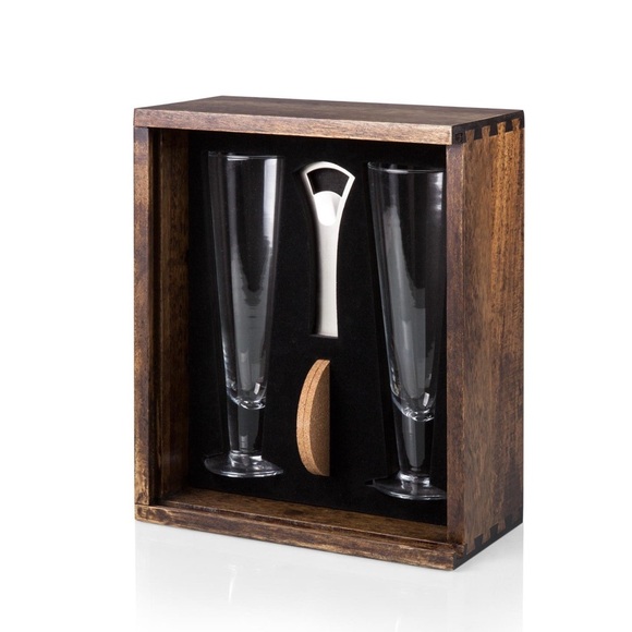 NIB - Legacy Pilsner Beer Glass Gift Set - Picture 3 of 10